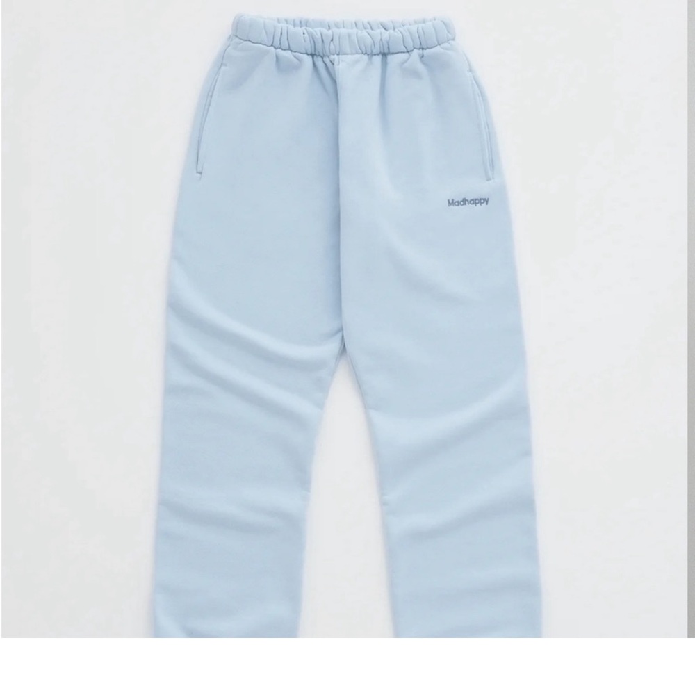 Madhappy classics joggers sweatpants daylight light blue size large